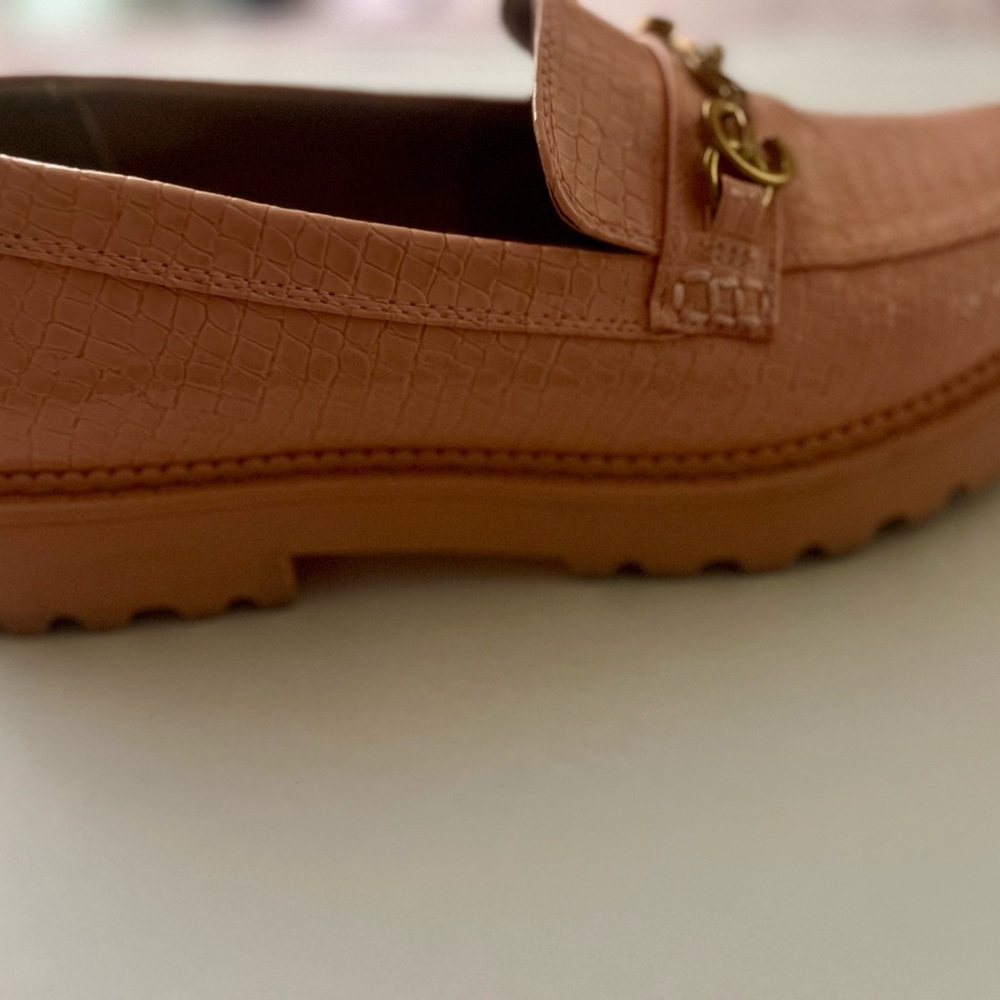 Circus by Sam Edelman Malibu Peach Size 10 Lug Sole Loafers - Picture 4 of 10